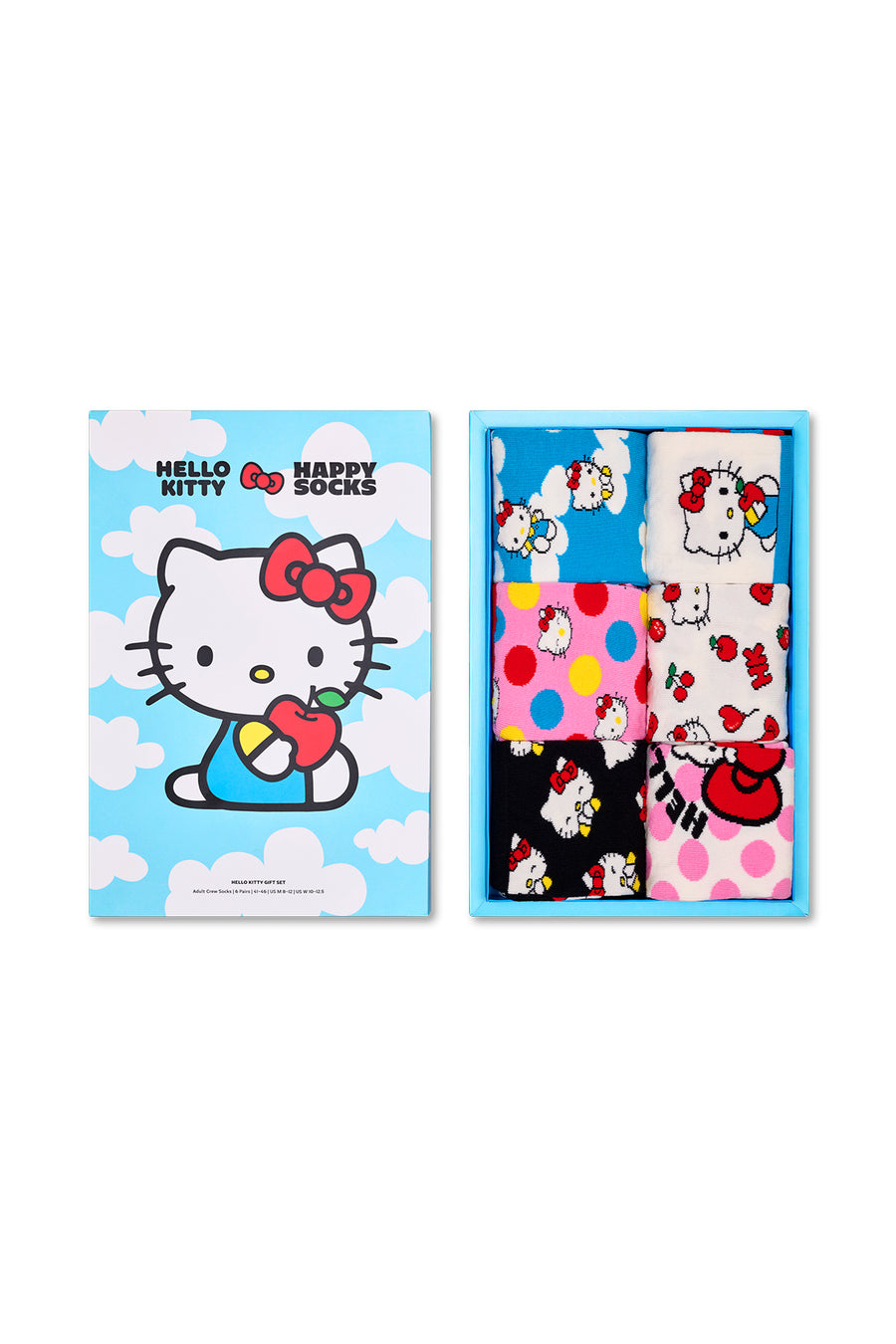 Happy Socks Woman Multicolor Hello Kitty Themed 6-Pack Sock Set