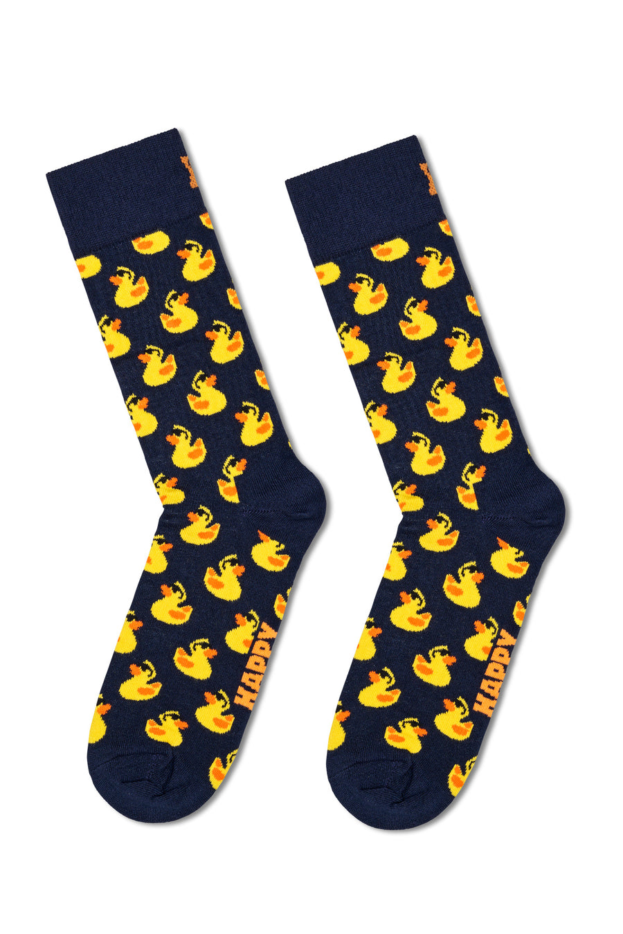 Happy Socks Male Navy Duck Patterned Cotton Socks RDU01-6500 | Derimod