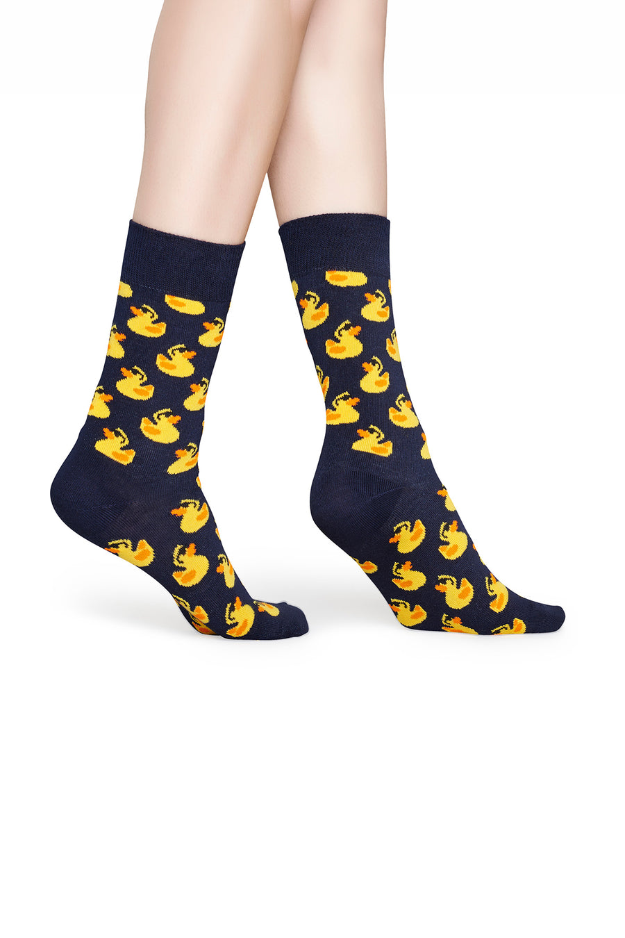 Happy Socks Male Navy Duck Patterned Cotton Socks