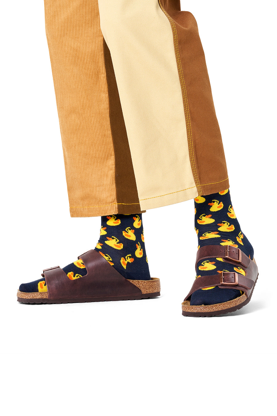 Happy Socks Male Navy Duck Patterned Cotton Socks