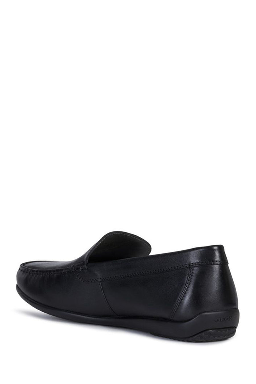 Geox Erkek Siyah Ascanio Deri Casual Loafer