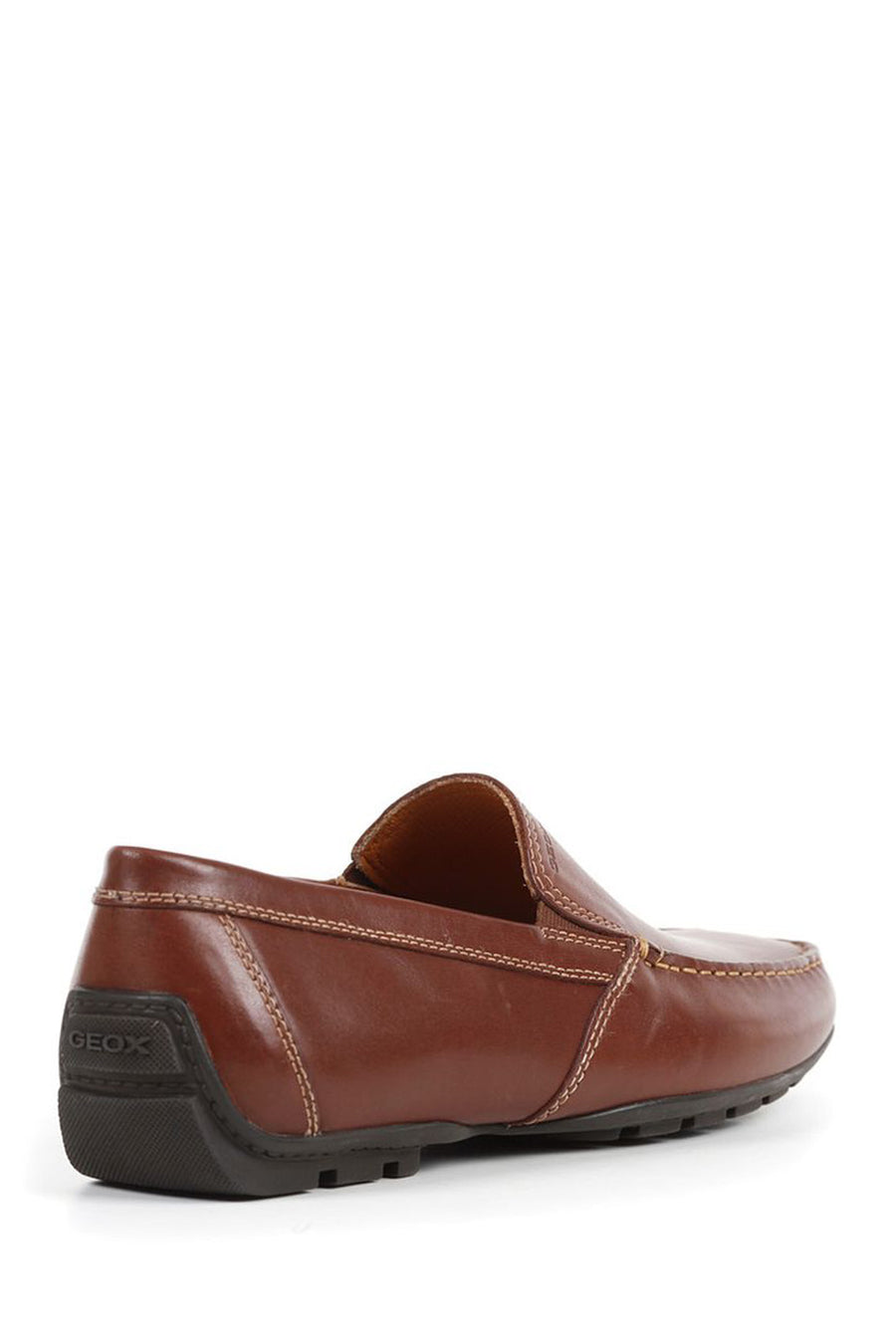 Geox Men's Brown Moner Leather Loafer