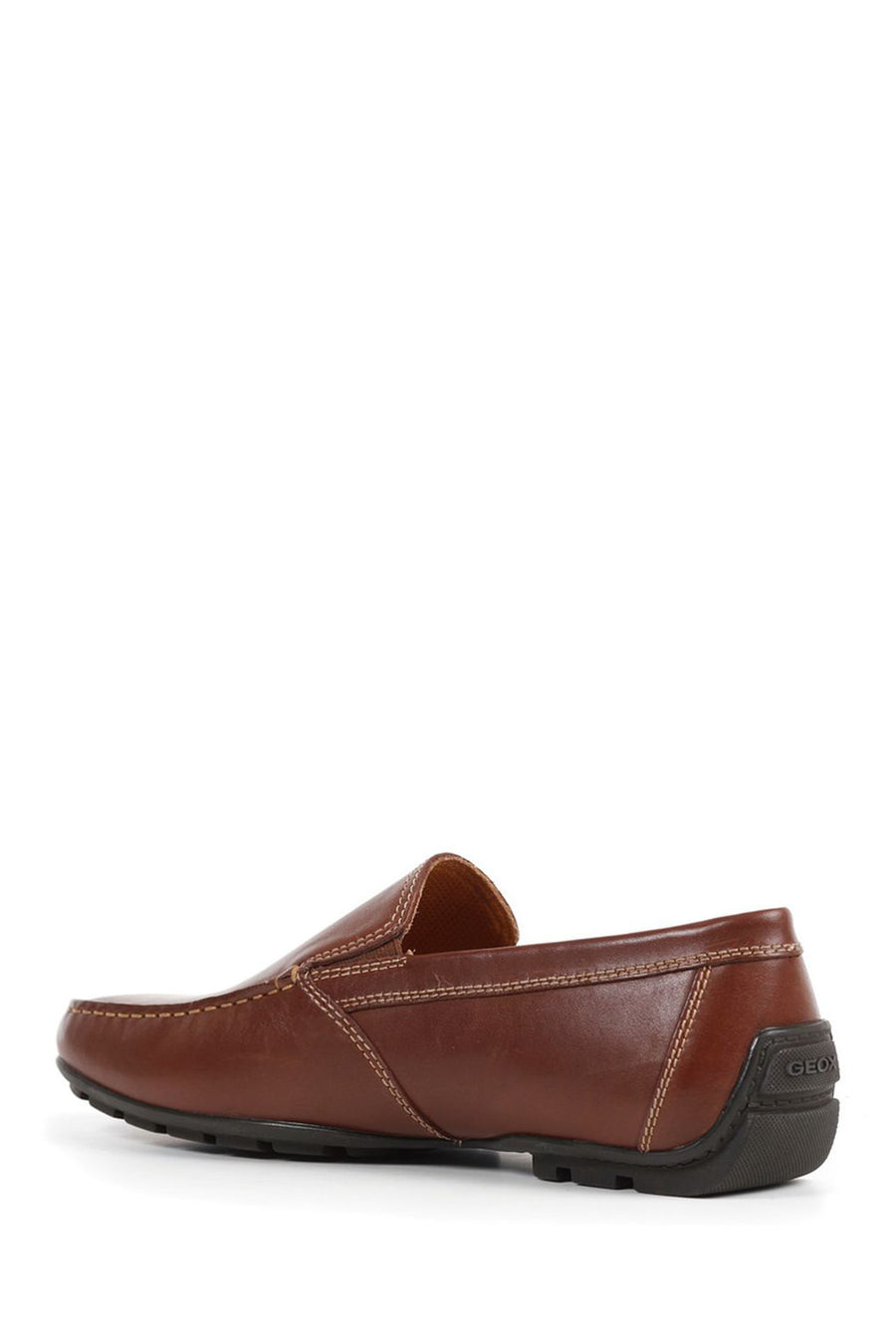 Geox Men's Brown Moner Leather Loafer