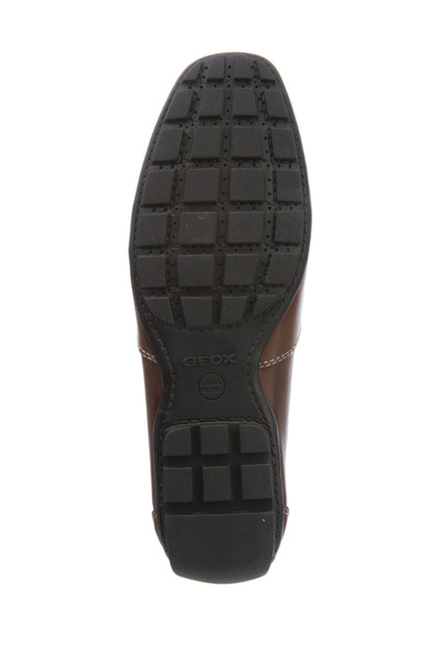 Geox Men's Brown Moner Leather Loafer