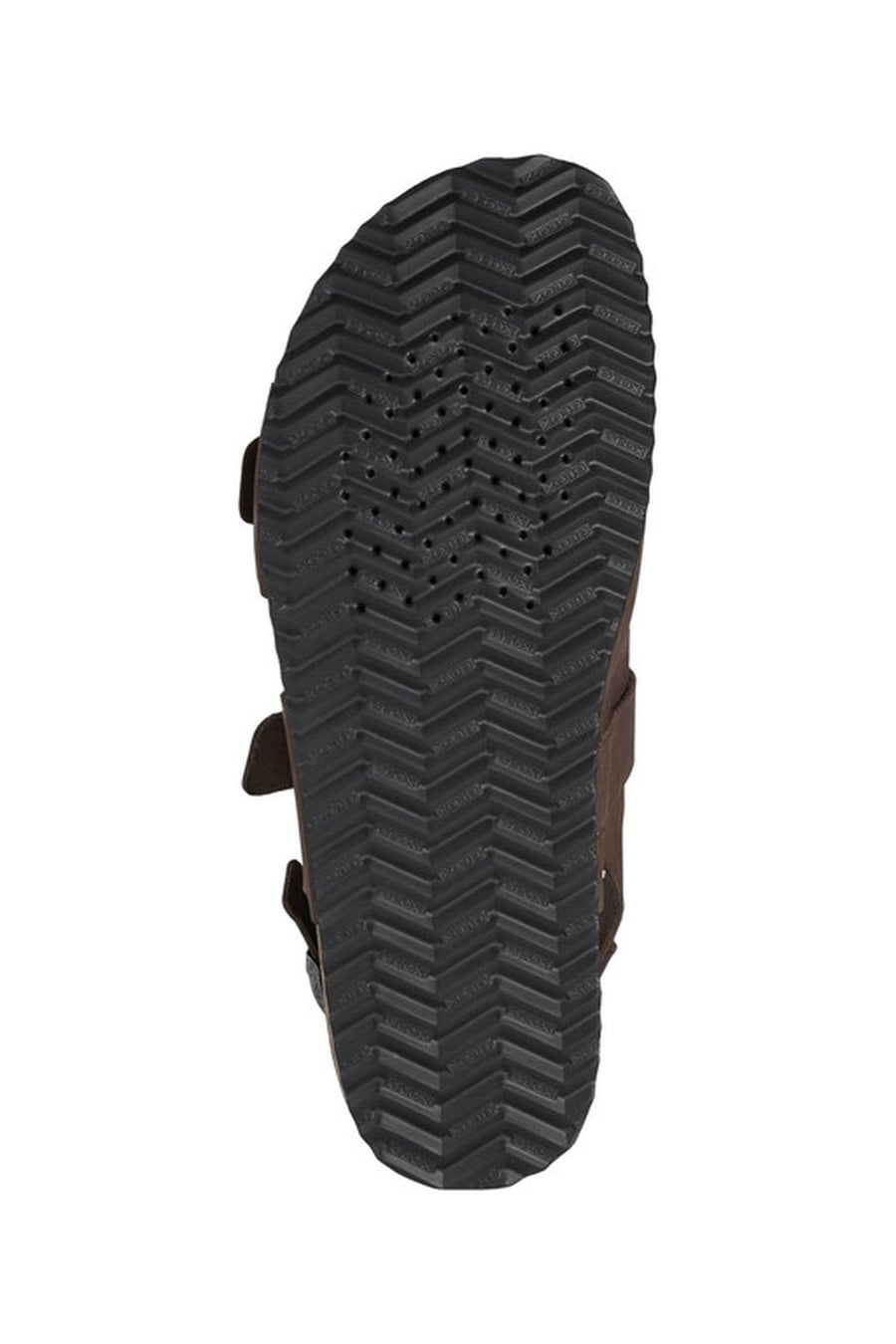 Geox Men's Brown Ghita Nubuck Leather Sandals