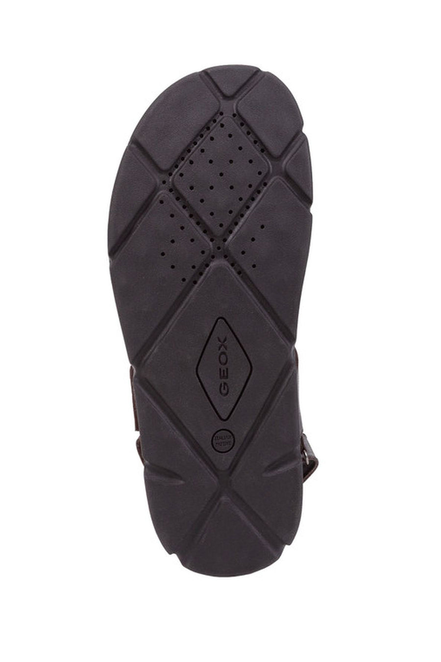 Geox Men's Brown Xand 2s Leather Sandals