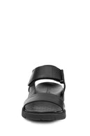 Geox Erkek Siyah Xand 2s Deri Sandalet | Derimod