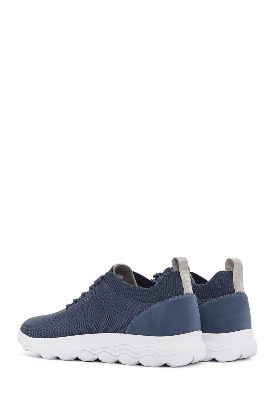 Geox Erkek Mavi Spherica Bağcıklı Kumaş Sneaker