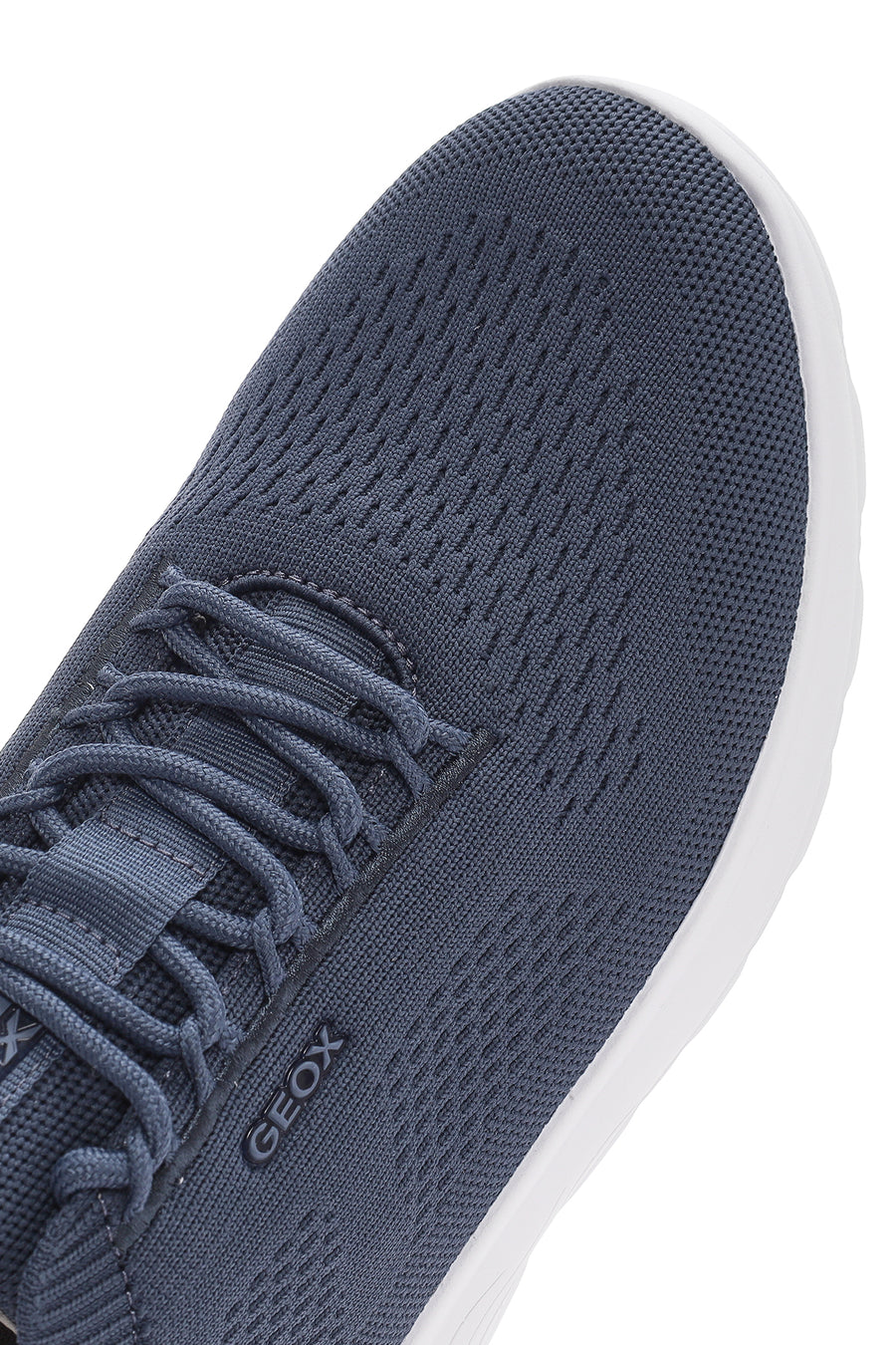 Geox Erkek Mavi Spherica Bağcıklı Kumaş Sneaker