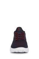 Geox Men's Navy Blue Spherica Lace Up Fabric Sneaker | Derimod