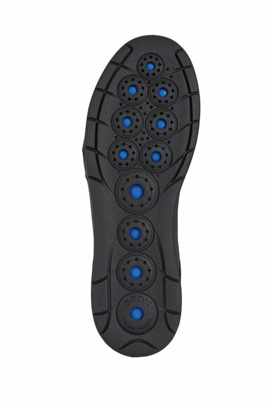 Geox Erkek Siyah Spherica Ec3 Bağcıklı Deri Casual Sneaker