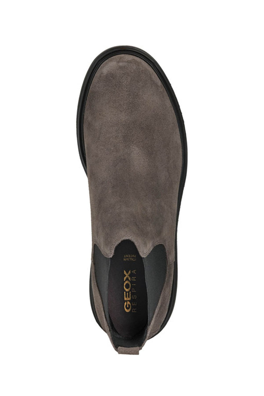 Geox Men's Brown Ottavio Suede Leather Chelsea Boots