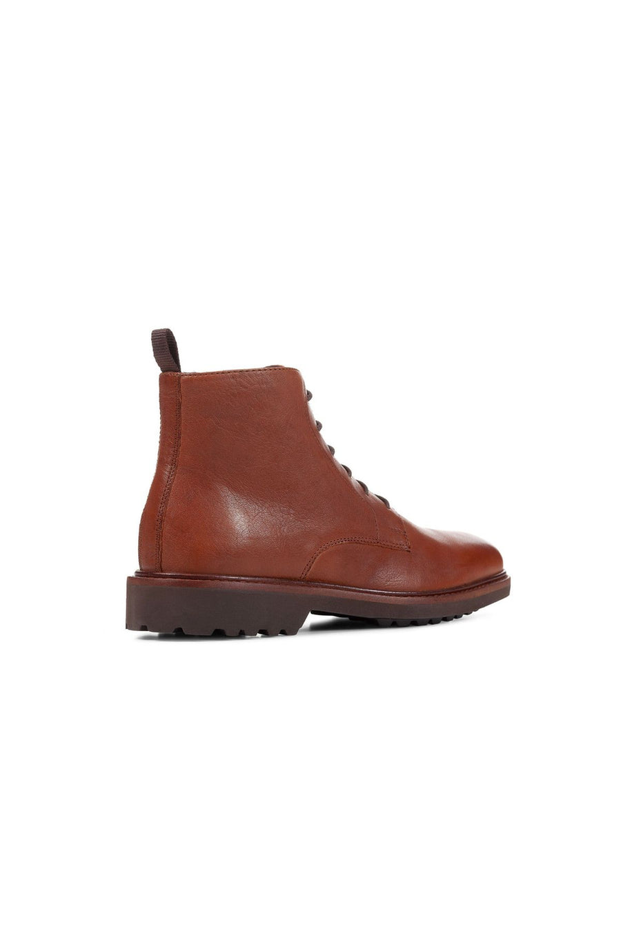 Geox Men's Brown Cannaregio Leather Zippered Casual Boots