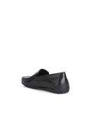 Geox Erkek Siyah Ascanio Deri Casual Loafer | Derimod
