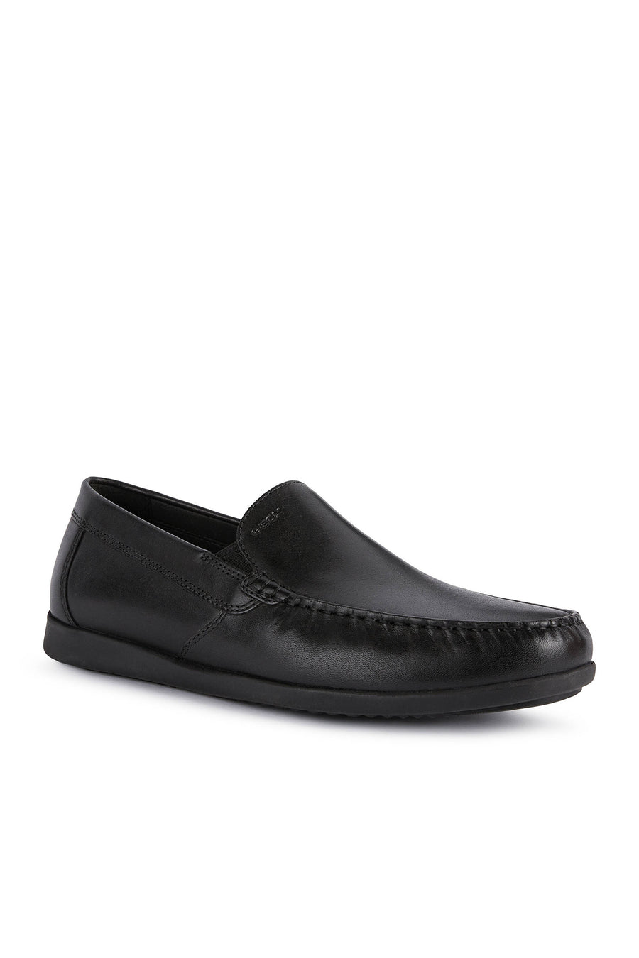 Geox Erkek Siyah Deri U Sile 2 Fit Loafer