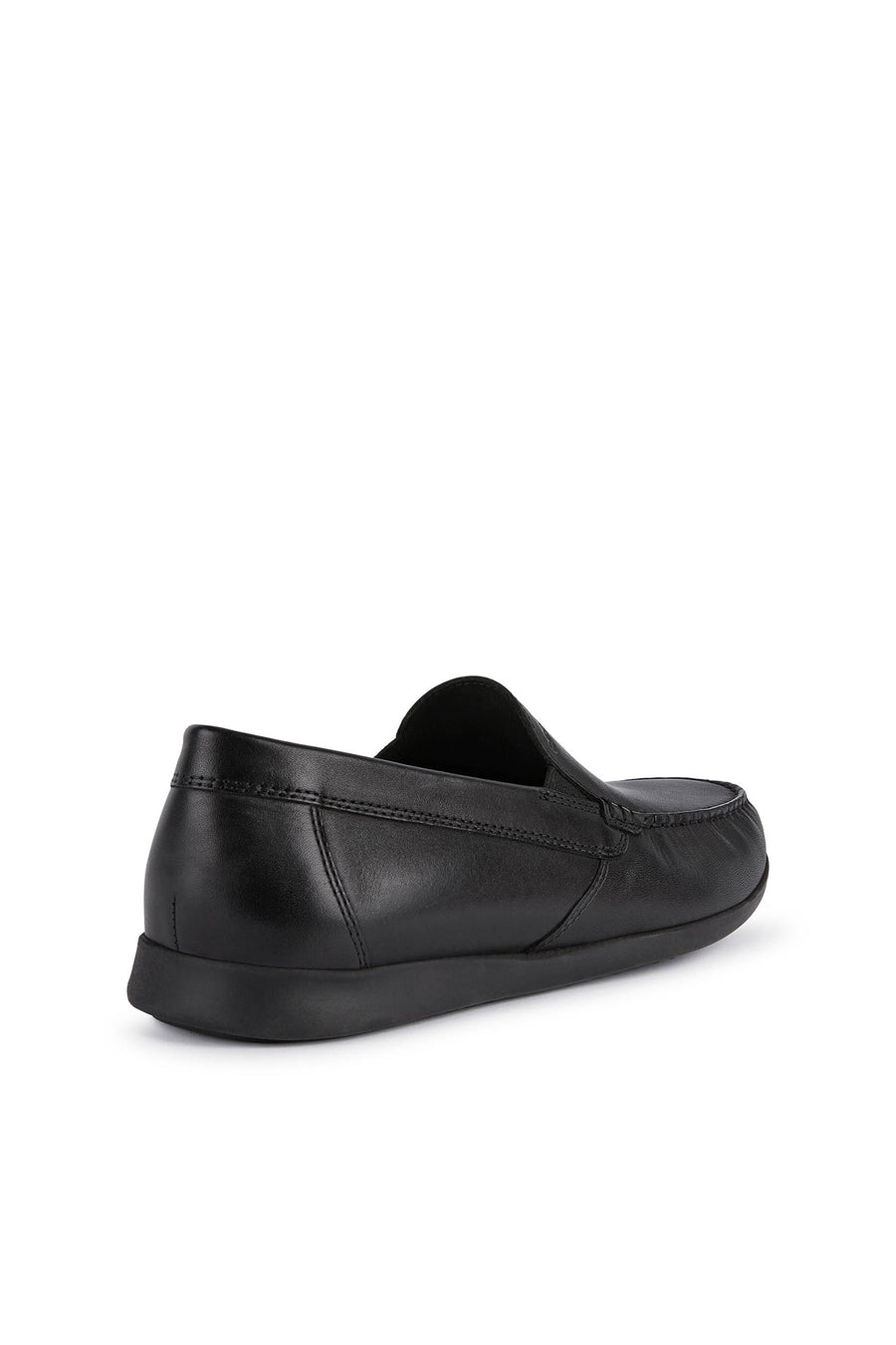 Geox Erkek Siyah Deri U Sile 2 Fit Loafer