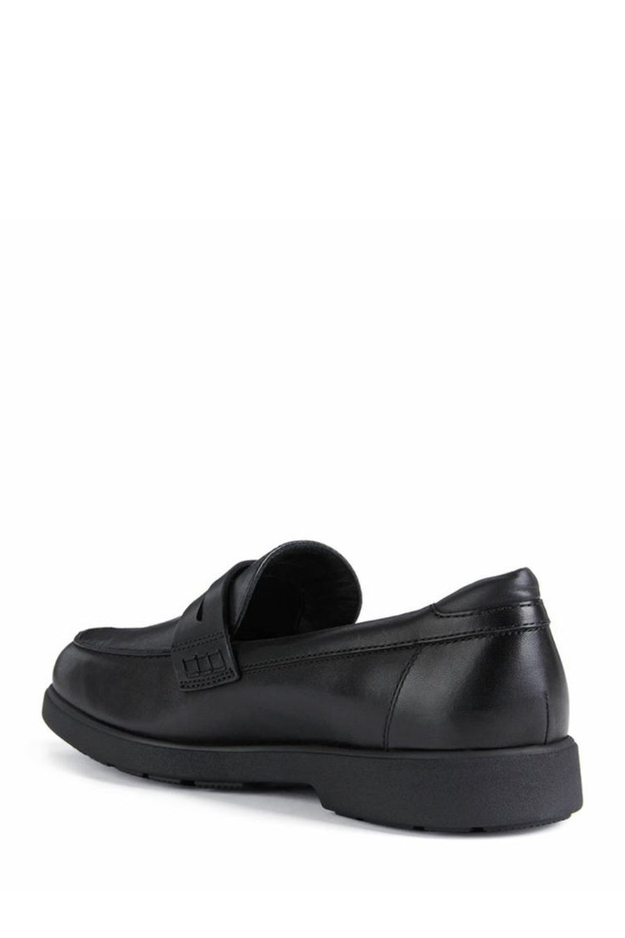 Geox Erkek Siyah Spherica Ec11 Deri Loafer