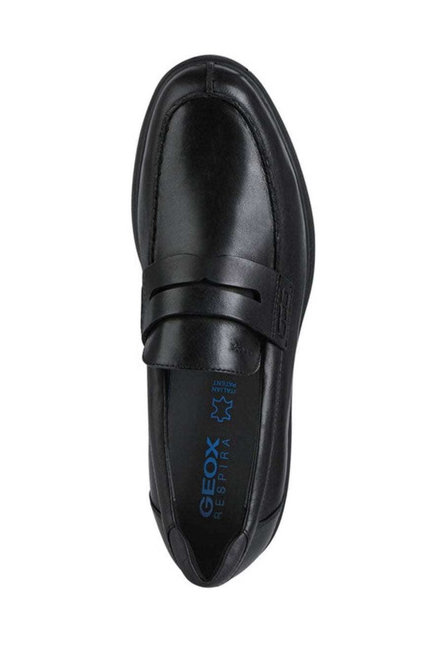 Geox Erkek Siyah Spherica Ec11 Deri Loafer