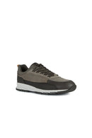 Geox Men's Gray Delray Lace-up Casual Sneaker | Derimod
