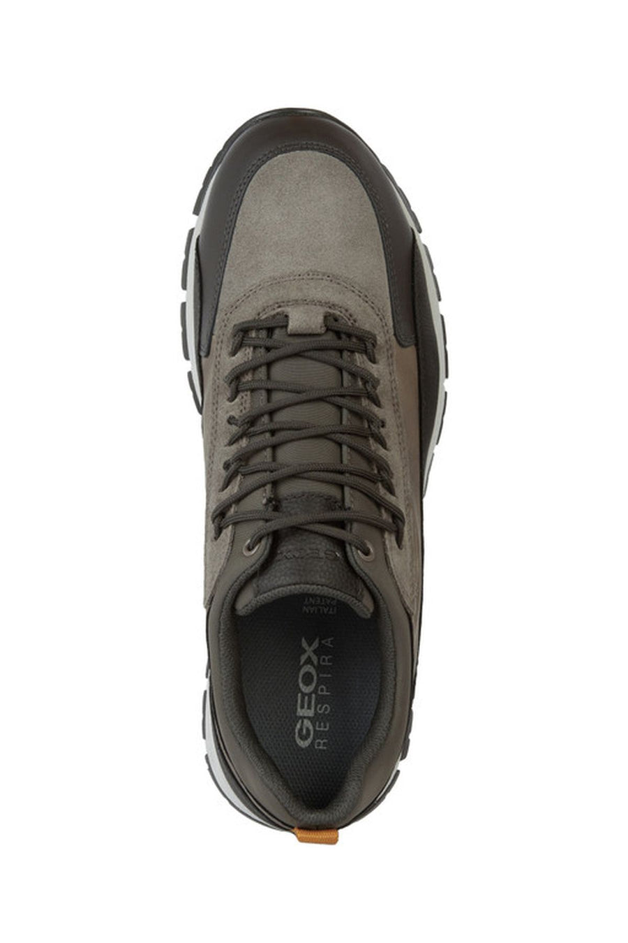Geox Men's Gray Delray Lace-up Casual Sneaker
