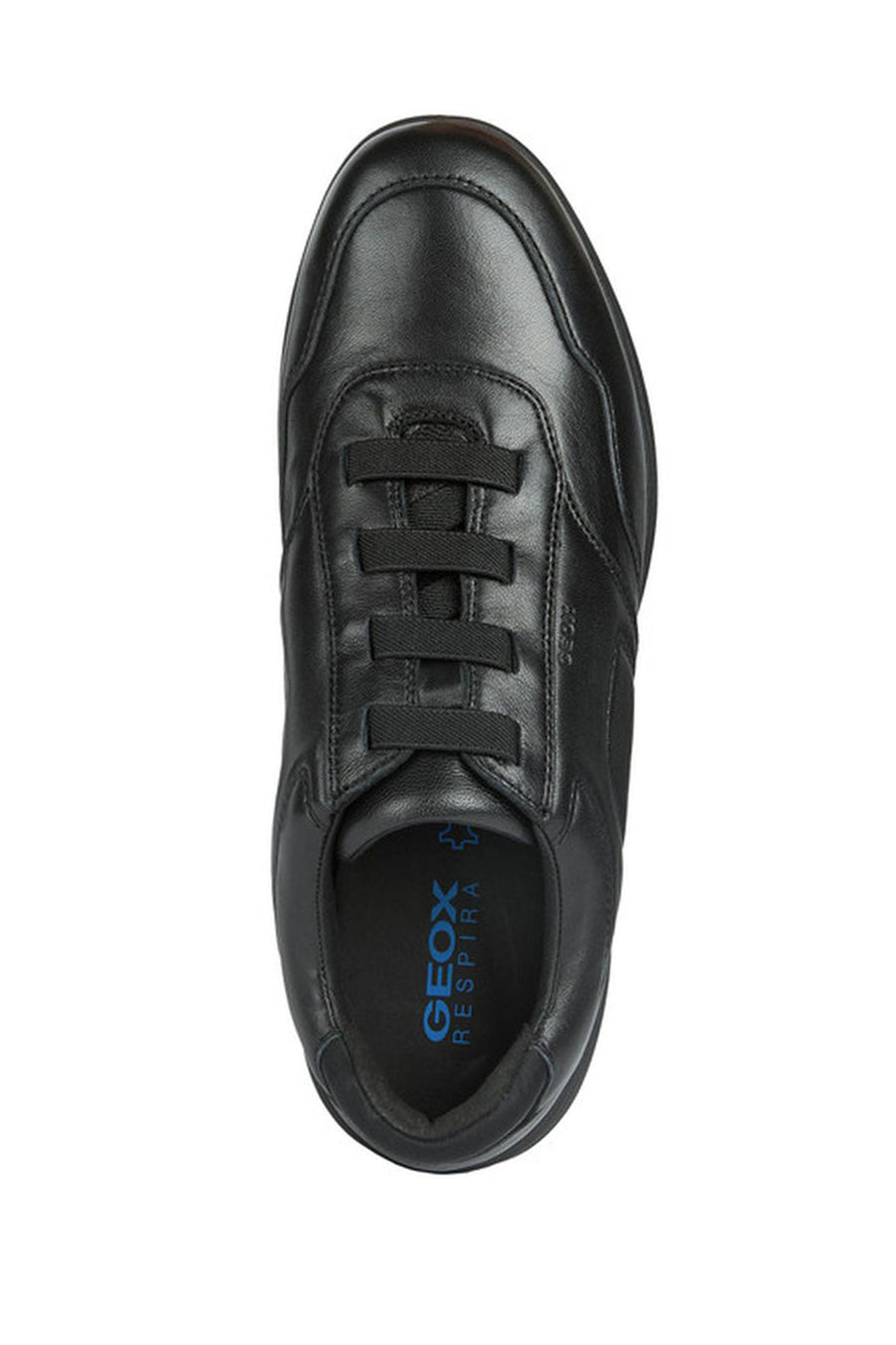 Geox Erkek Siyah Spherica Ec2 Deri Casual Sneaker