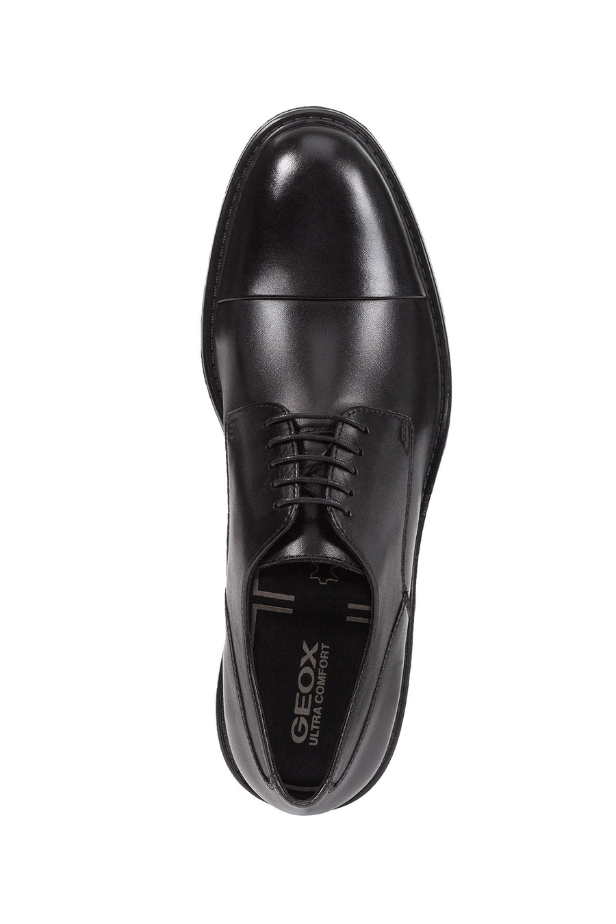 Geox Erkek Siyah U Walk Pleasure Bağcıklı Deri Casual Ayakkabı