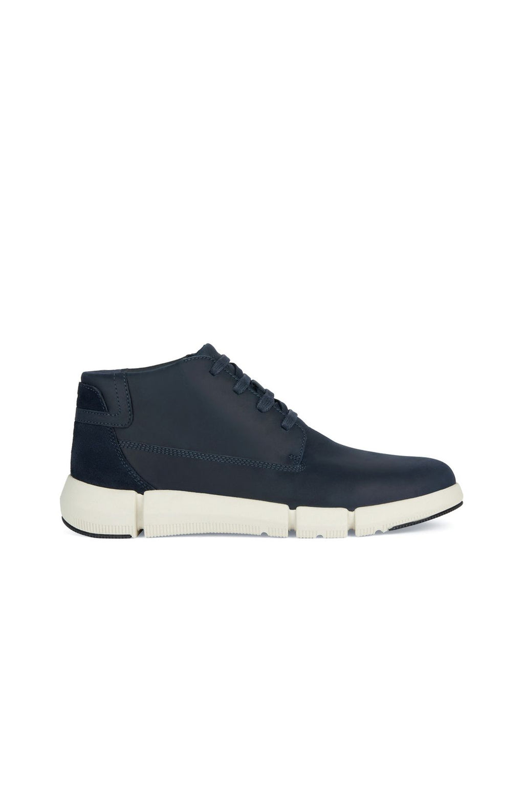 Geox Erkek Lacivert Adacter H Bağcıklı Deri Sneaker Bot