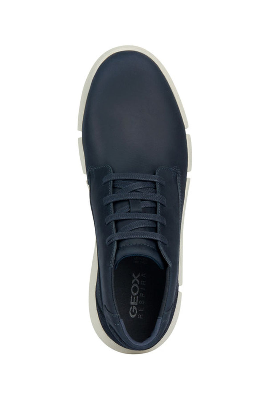 Geox Erkek Lacivert Adacter H Bağcıklı Deri Sneaker Bot