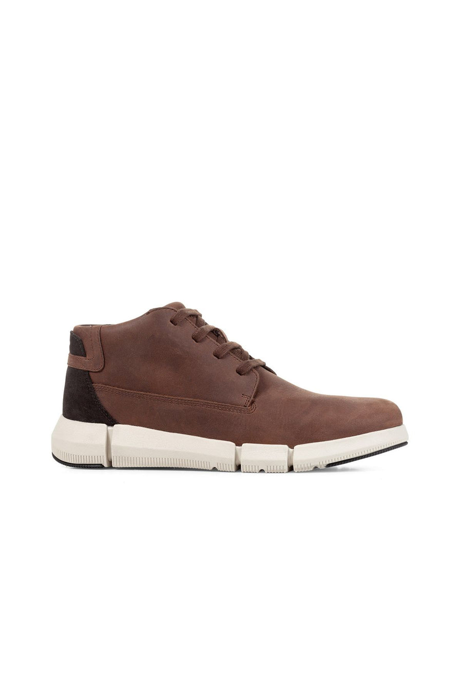 Geox Men's Brown Adacter H Lace-up Leather Sneaker Boots U26F6A000FFC6006 | Derimod