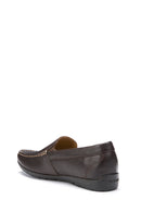 Geox Men's Brown Siron W Leather Casual Loafer | Derimod