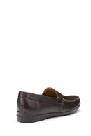 Geox Men's Brown Siron W Leather Casual Loafer | Derimod