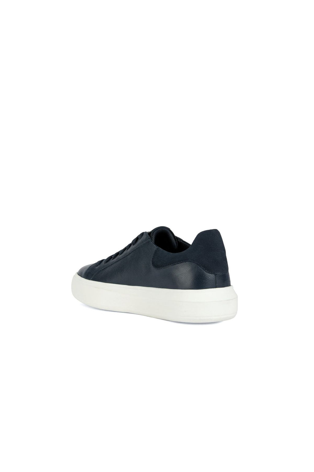 Geox Erkek Lacivert Deiven Bağcıklı Deri Casual Sneaker