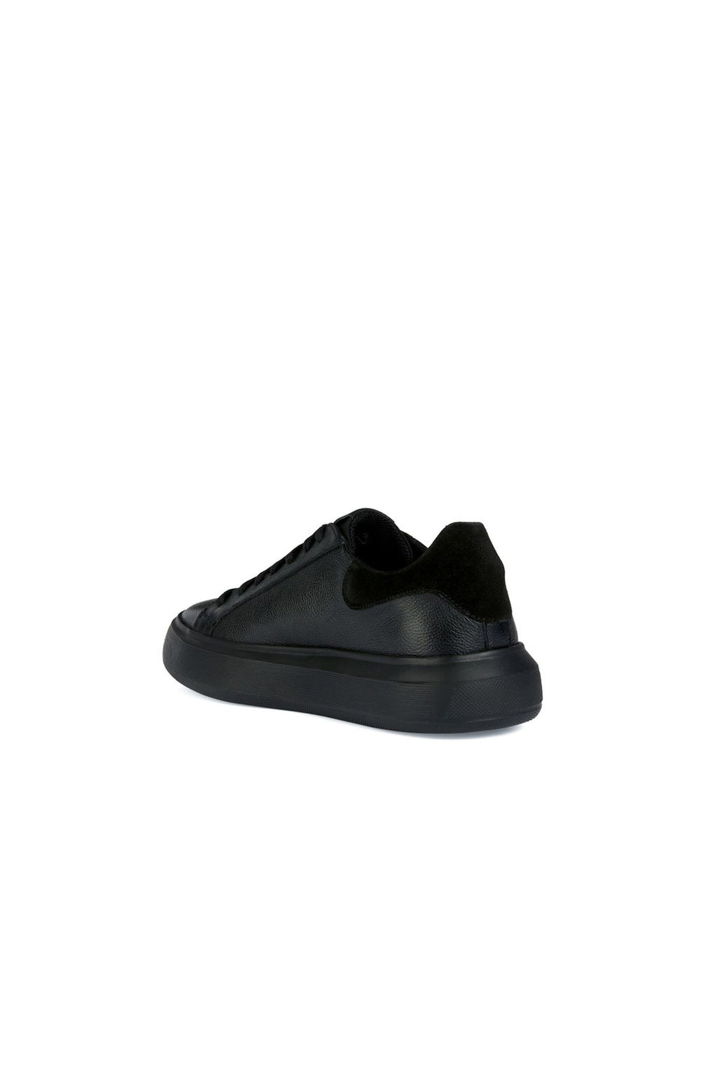 Geox Erkek Siyah Deiven Bağcıklı Deri Casual Sneaker