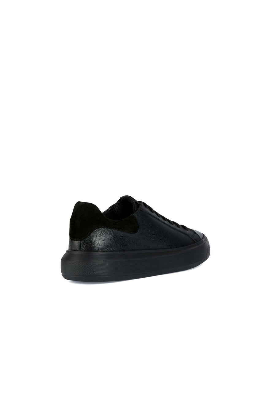 Geox Erkek Siyah Deiven Bağcıklı Deri Casual Sneaker