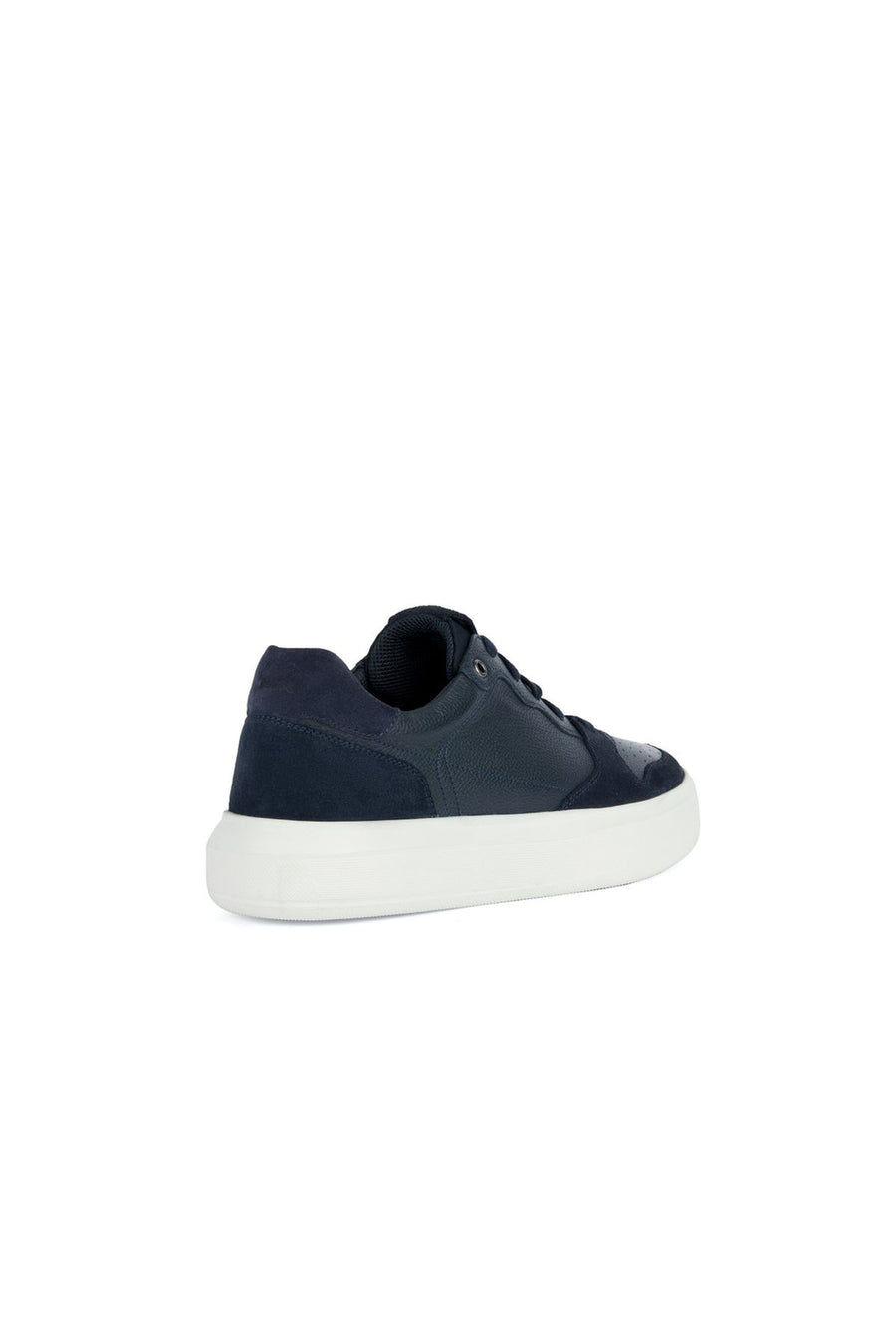 Geox Erkek Lacivert Deiven Bağcıklı Deri Casual Sneaker