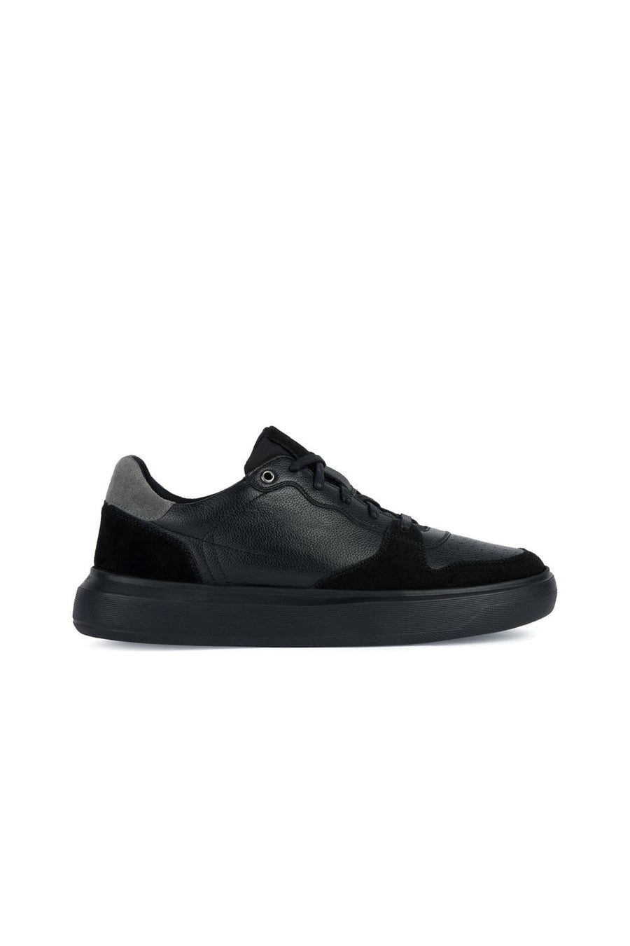 Geox Erkek Siyah Deiven Bağcıklı Deri Sneaker U355WB04722C9999 | Derimod