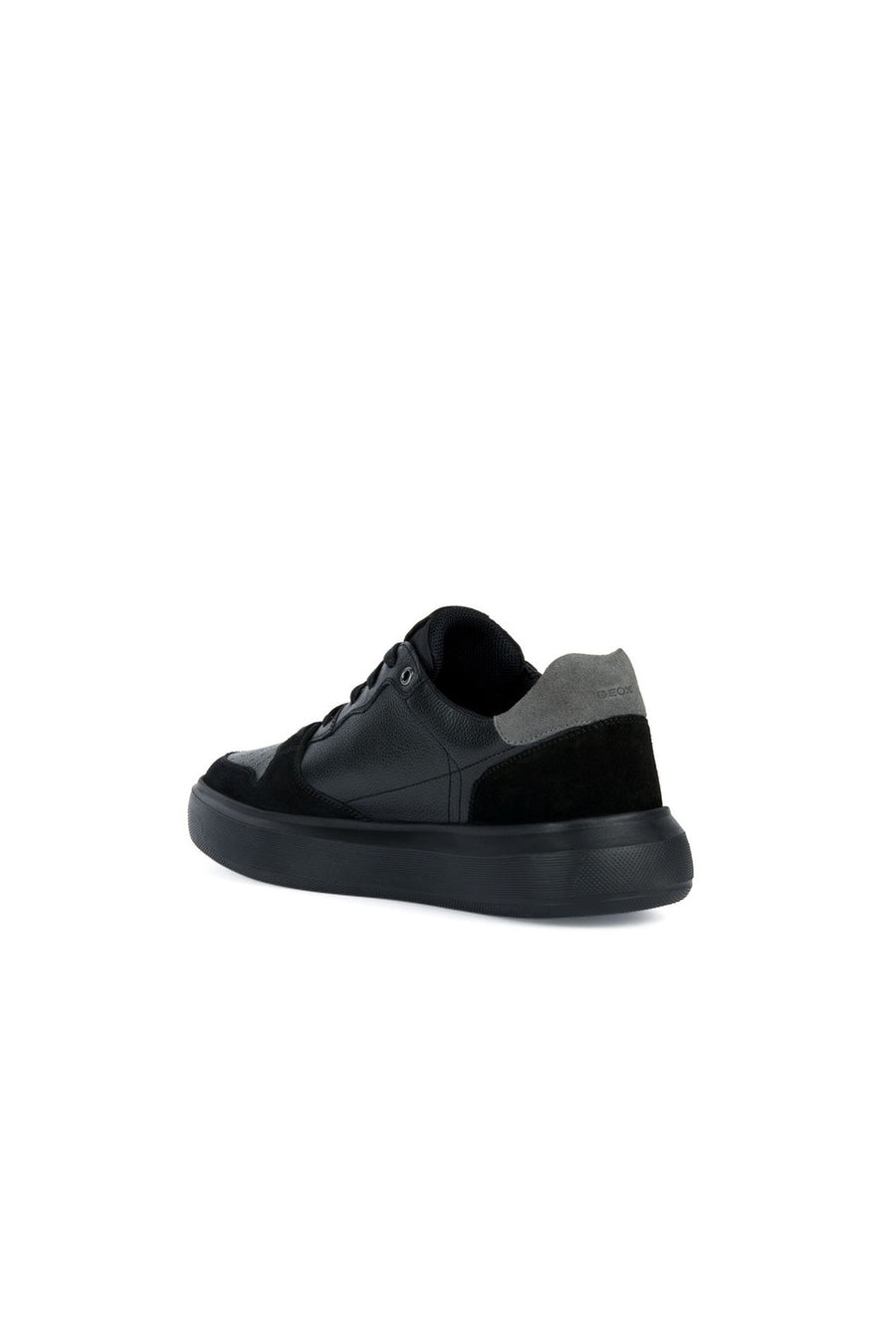 Geox Erkek Siyah Deiven Bağcıklı Deri Sneaker