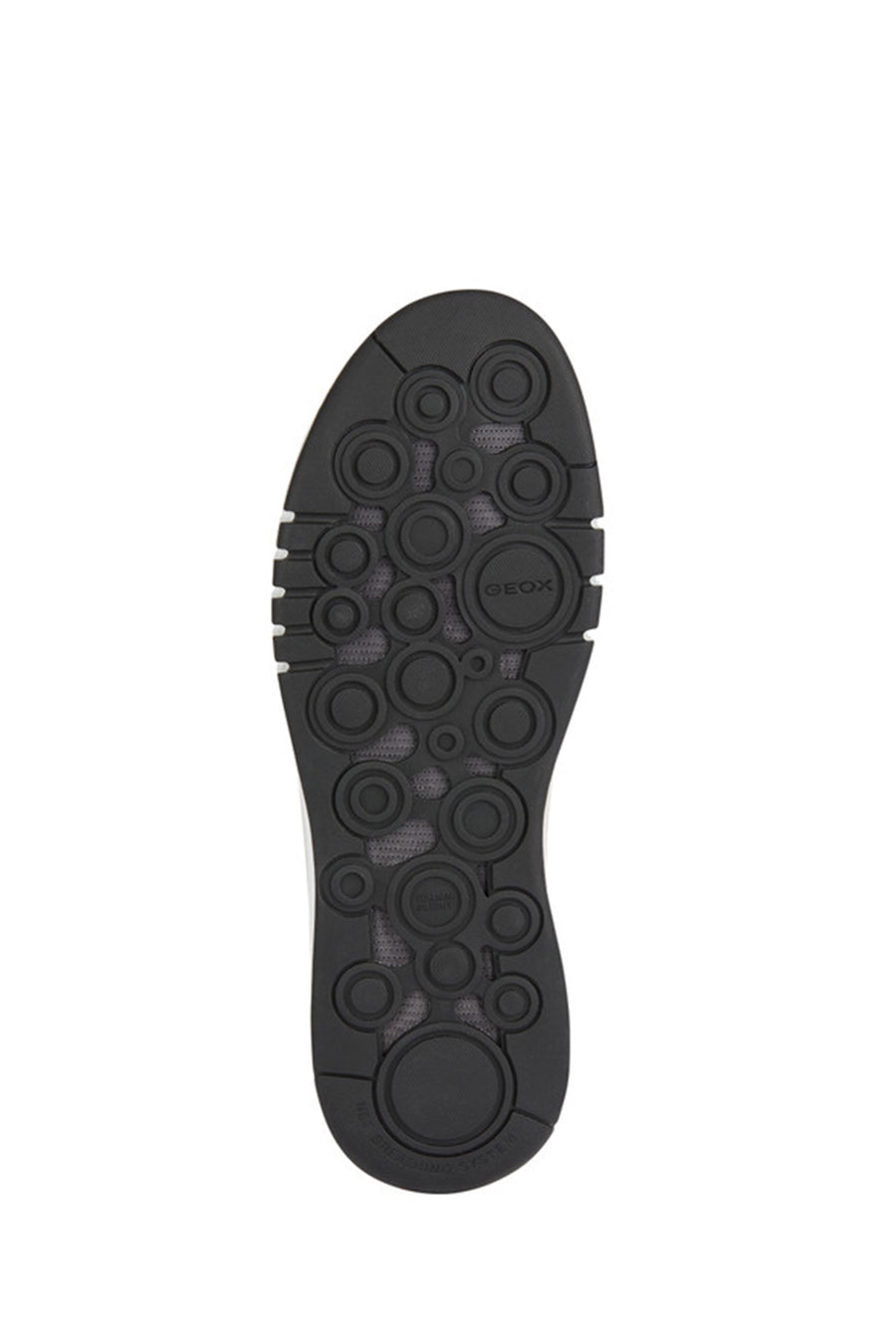 Geox Erkek Beyaz U Aerantis A - Tumb Bağcıklı Deri Sneaker