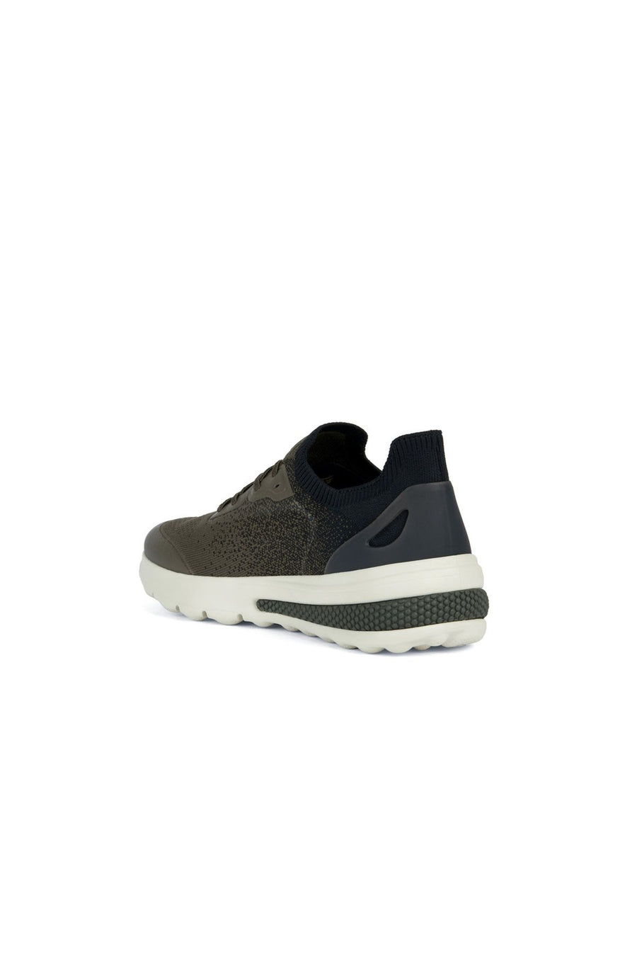 Geox Erkek Yeşil Spherica Bağcıklı Kalın Tabanlı Deri Sneaker