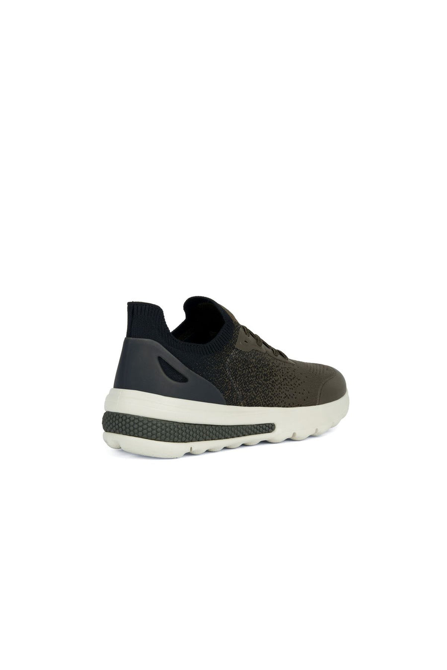 Geox Erkek Yeşil Spherica Bağcıklı Kalın Tabanlı Deri Sneaker