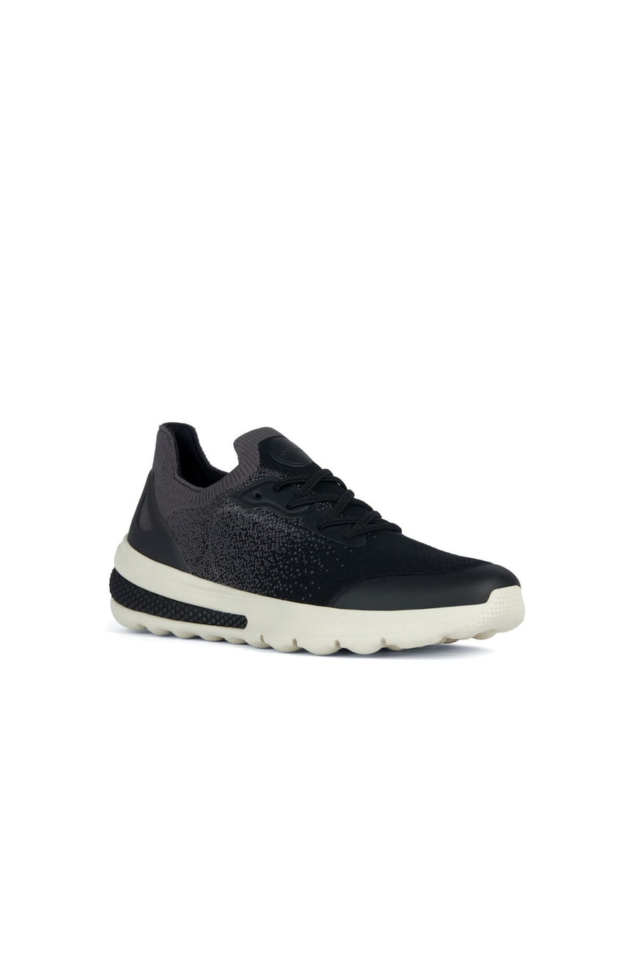 Geox Erkek Siyah Spherica Bağcıklı Kalın Tabanlı Sneaker