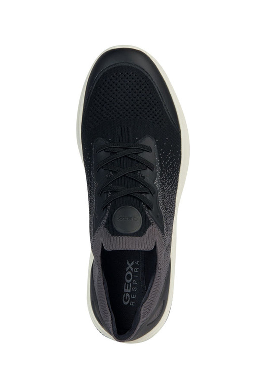 Geox Erkek Siyah Spherica Bağcıklı Kalın Tabanlı Sneaker