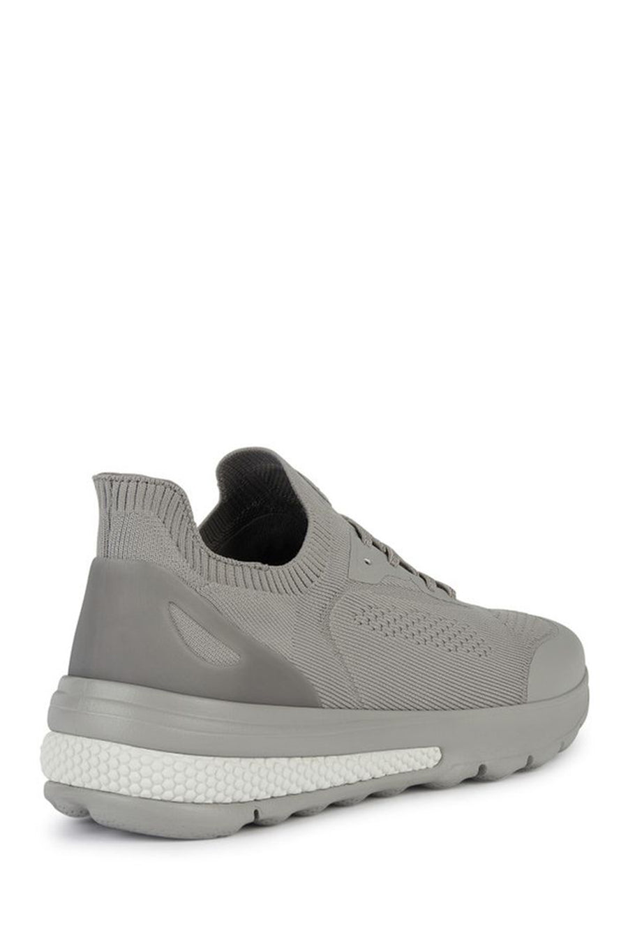 Geox Men's Gray Spherica Active Lace Up Fabric Sneaker