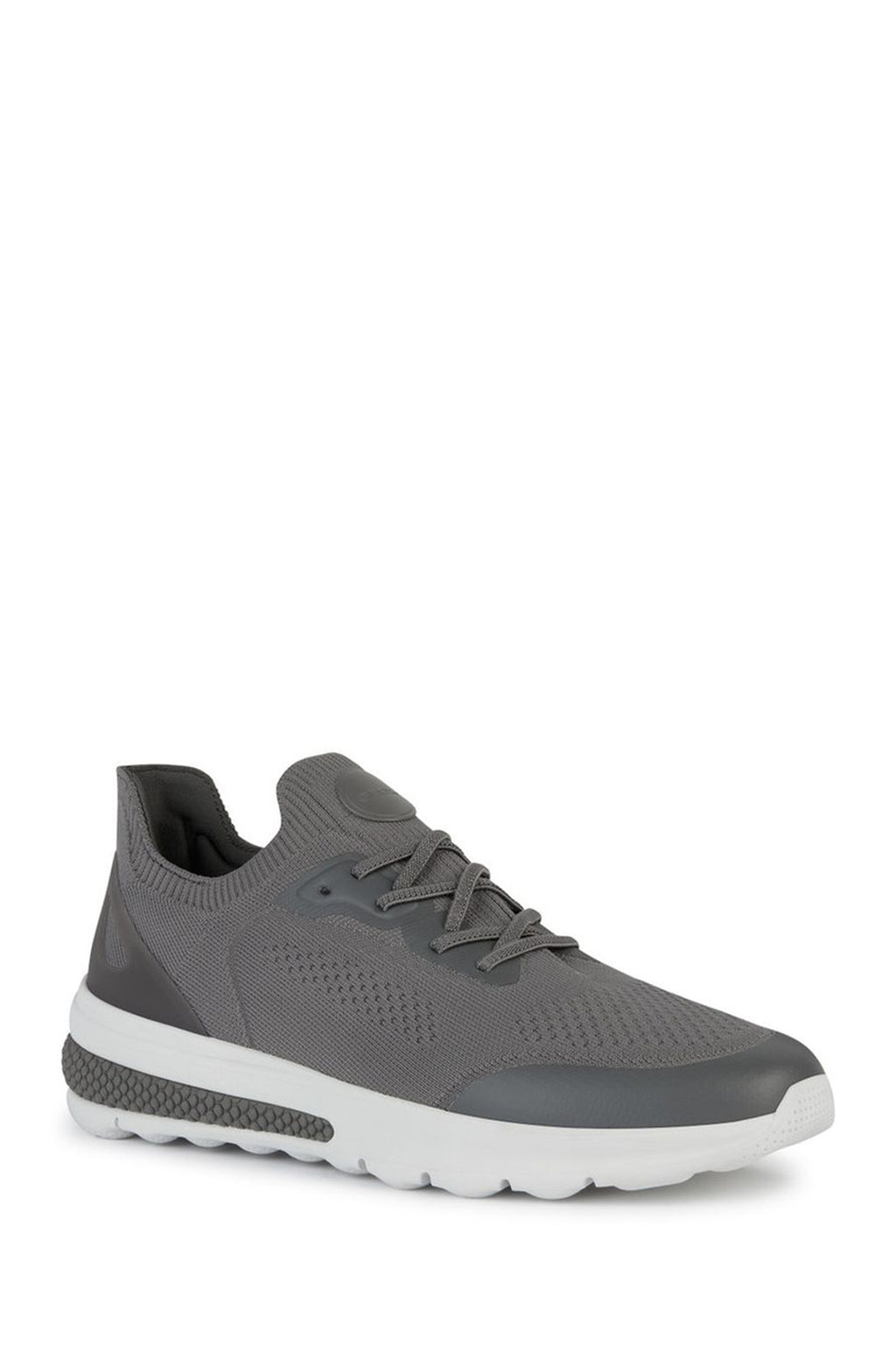 Geox Erkek Gri Spherica Actif Bağcıklı Kumaş Sneaker