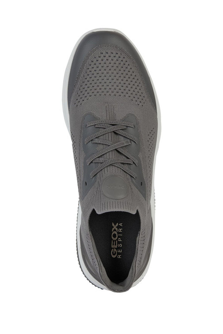 Geox Erkek Gri Spherica Actif Bağcıklı Kumaş Sneaker