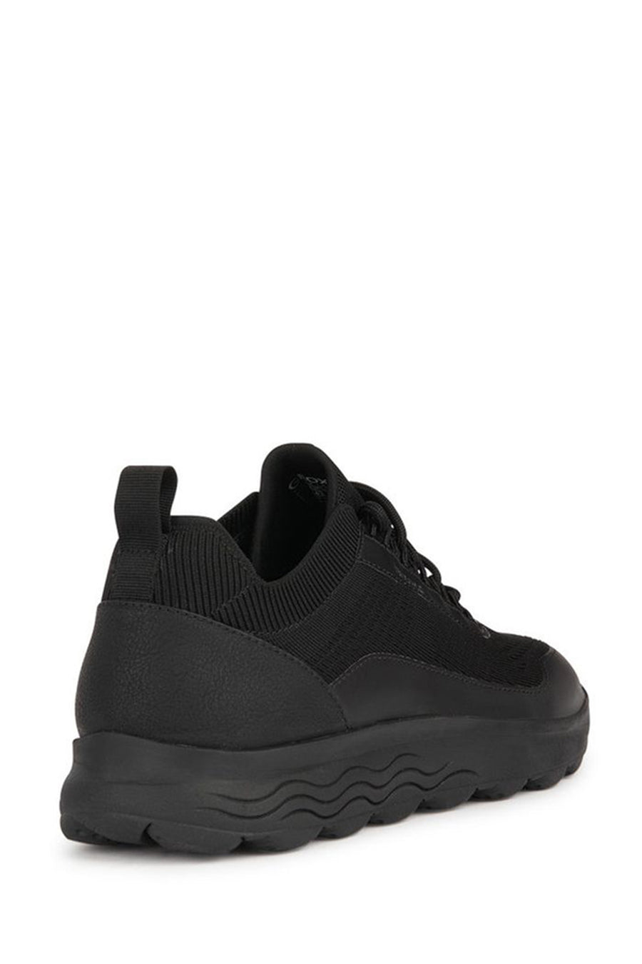 Geox Erkek Siyah Spherica Bağcıklı Kumaş Sneaker