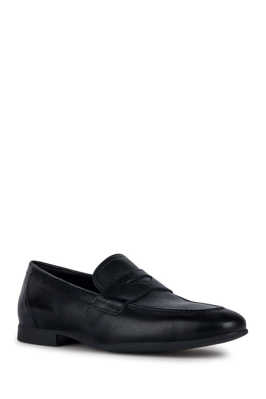 Geox Erkek Siyah Sapienza Deri Loafer