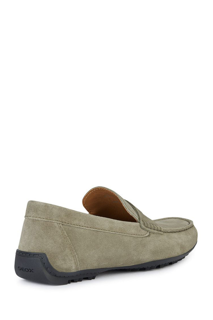 Geox Erkek Yeşil Kosmopolis + Grip Süet Deri Casual Loafer