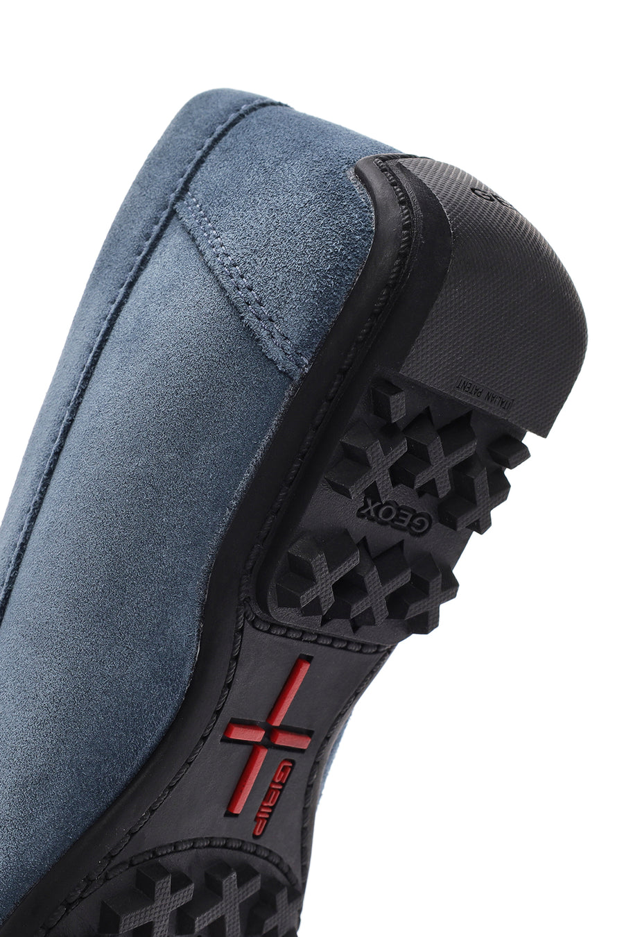 Geox Erkek Mavi Kosmopolis + Grip Süet Deri Loafer