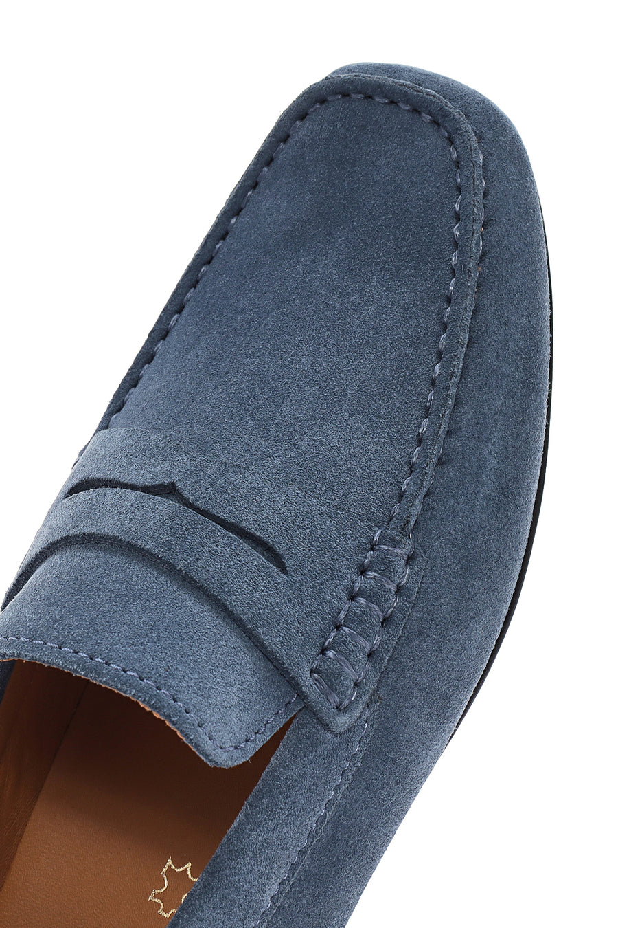 Geox Erkek Mavi Kosmopolis + Grip Süet Deri Loafer